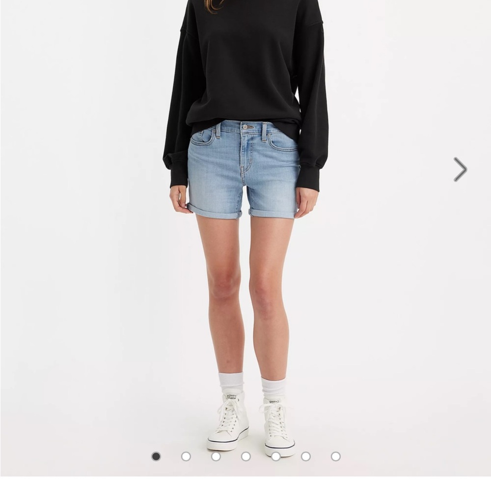 Light Blue Denim Shorts